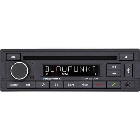 BLAUPUNKT Essen 200 Dab BT - Bluetooth 1-DIN Radio MIT CD Dab et USB | Autoradio