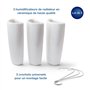 Ligano® - Lot de 3 humidificateurs d’air pour le radiateur - En céramique - Modern