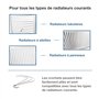 Ligano® - Lot de 3 humidificateurs d’air pour le radiateur - En céramique - Modern