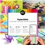 perfect ideaz 50 Feuilles Carton Photo DIN-A4, papel de Bricolage, 10 Coloris Pastel