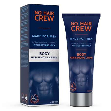 NO HAIR CREW Crème dépilatoire pour le corps. Pour hommes