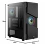Aerocool Menace Saturn RGB Boîtier Tour Noir Verre trempé