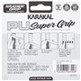 Karakal PU Supergrip Lot de 2 Grips de Rechange pour Raquette de Tennis/Badminton/Squash (Noir)