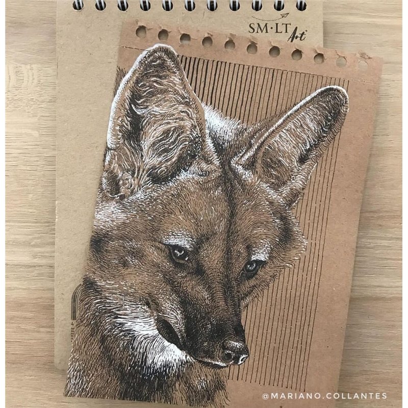 Image secondaire de SM-LT Bloc Spirale - Dessin - Brun - A5-80 feuilles - 135 gsm 5EB-80TS/NTB