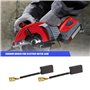 4pcs Balais de Charbon Compatibles pour MACALLISTER COD251LSM MMS255SL Scie à Onglet Perceuse à Percussion Hilti Te 22, 22x12.4x