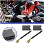 4pcs Balais de Charbon Compatibles pour MACALLISTER COD251LSM MMS255SL Scie à Onglet Perceuse à Percussion Hilti Te 22, 22x12.4x