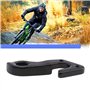 YINETTECH 2pcs VTT Vélo Arrière Engrenage Mech Dérailleur Crochet Cintre Noir Aluminium Tailhook Décrochage Cadre Adaptateur pou