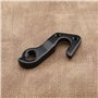 YINETTECH 2pcs VTT Vélo Arrière Engrenage Mech Dérailleur Crochet Cintre Noir Aluminium Tailhook Décrochage Cadre Adaptateur pou