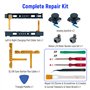Mcbazel-18 en 1 Kit de Réparation de Remplacement pour Switch Joy-Con avec Tournevis, Outil d'ouverture, Joysticks Analogiques 3