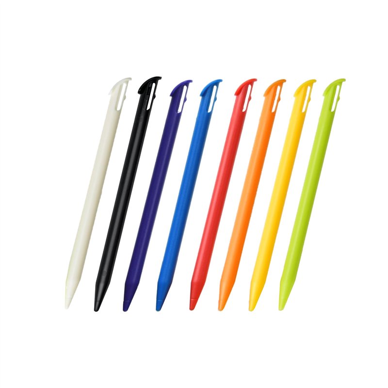 Mcbazel Styletspour New 3DS XL, Lot de 8 Stylets de Remplacement pour écran Tactile pour NS New 3DS XL (Plusieurs Couleurs)