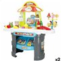 Supermarché de jouets Colorbaby 66 x 68 x 25 cm 2 Unités