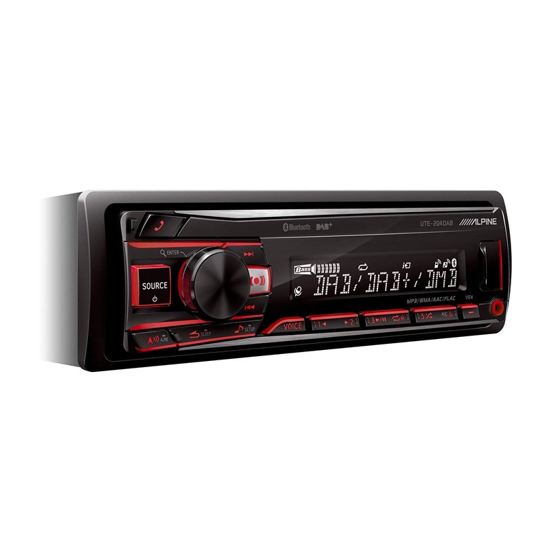 Image secondaire de Alpine Electronics UTE-204DAB Autoradio 1DIN Dab Bluetooth Noir (Illumination RVB)