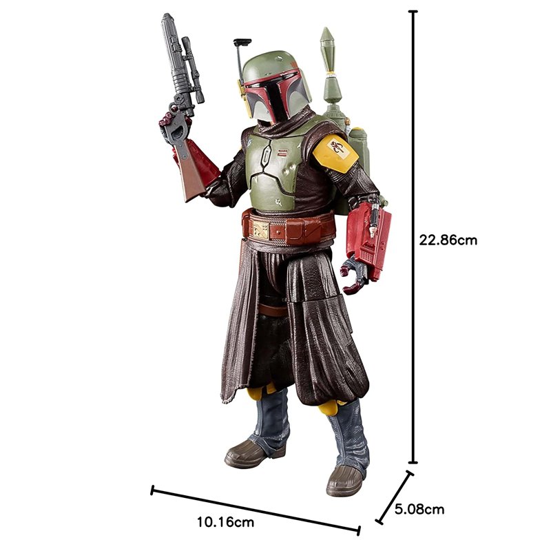 Image secondaire de Star Wars Hasbro The Black Series, Boba Fett (Salle du trône), Figurine à Collectionner de 15 cm, The Book of Boba Fett, dès 4 A