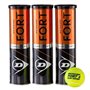Dunlop FORT CLAY COURT BallesTennis pack 12 balles (3x4)