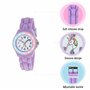 Tikkers Filles Analogique Quartz Montre avec Bracelet en Silicone TK0147