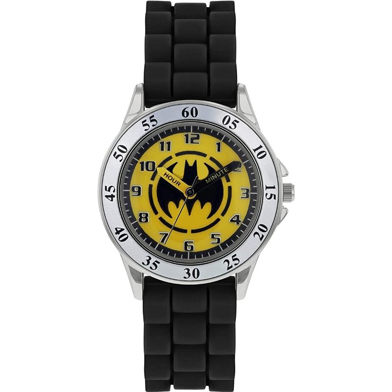 Batman Garçons Analogique Quartz Montre avec Bracelet en Caoutchouc BAT9522