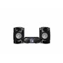 Panasonic Mini chaîne HiFi SC-AKX320E-K I 450W Caisson de basses 16cm Rythmique D.Bass Egaliseur automatique Bluetooth CD + Radi