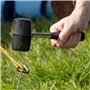 Maillet en caoutchouc Milestone Camping - Noir~ 340 g