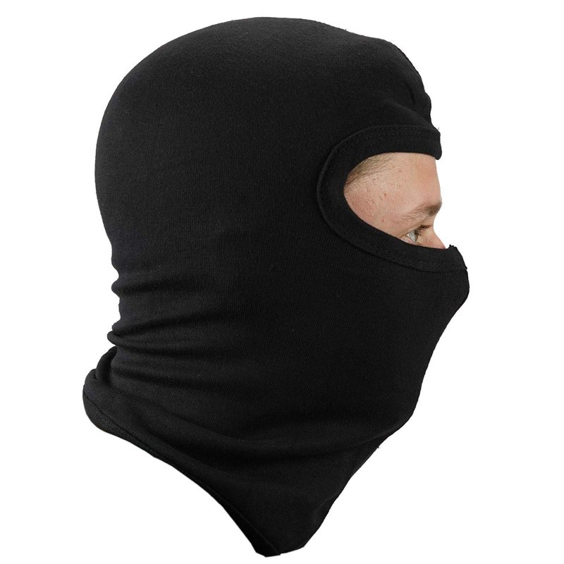 Image secondaire de Ontour Noir 100% Coton Moto Snood Casque Cagoule