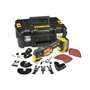dewalt multi-cutter dewalt dcs355m2 18v 2 x 4.0ah li-ion sans charbons + 32 accessoires coffret t-stak