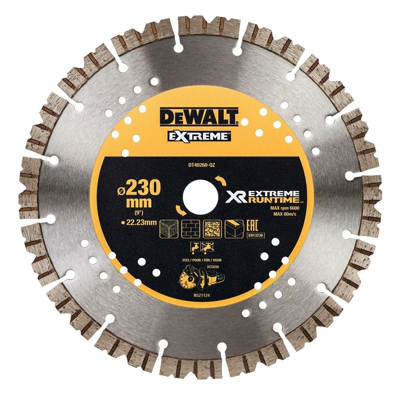 DeWalt DT40260-QZ Disque Extreme, Argent