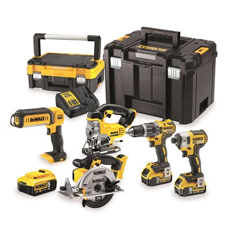 DeWalt DCK551P3T-QW Kit Outils 18 V Jaune/Noir