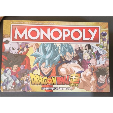 WINNING MOVES BigBuy Fun Jeu de Plateau Monopoly Dragon Ball Super - Version Espagnol WM00250-SPA-6 Multicolore