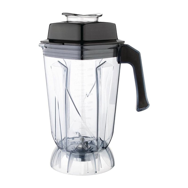 Buffalo Pichet de rechange de 2,5 litres pour blender Buffalo, plastique sans BPA, plastique transparent résistant à la chaleur,