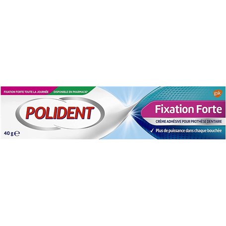 Polident Crème fixatrice Fixation Forte Toute La Journée