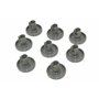 Electrolux Lot de 8 roulettes pour panier inférieur de lave-vaisselle - 50286965004 DX303SK