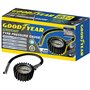 Goodyear Manomètre de pression de pneu de voiture professionnel robuste avec tuyau en caoutchouc et affichage facile à lire