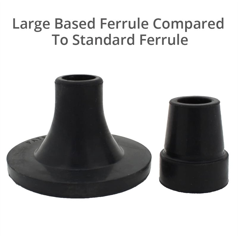 Image secondaire de Embout en Caoutchouc avec Grande Base, Virole Autoportant 19mm pour Cannes et Bâtons de Marche - par Lifeswonderful