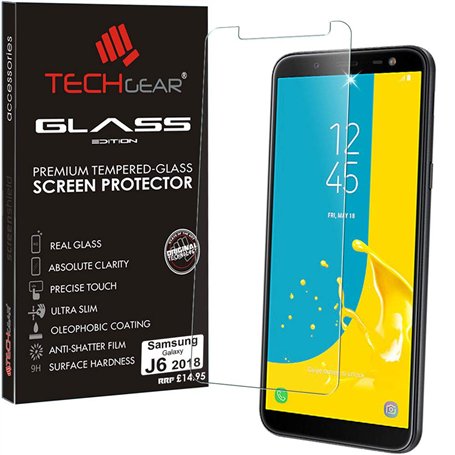 TECHGEAR Galaxy J6 VERRE