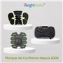 WeightWorld Ceinture Abdominale Electrostimulation, Electrostimulateur Musculaire EMS, Fessier, Jambes & Bras, Abdominaux Appare