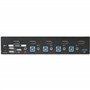 StarTech.com Switch KVM USB DisplayPort à 4 ports - Commutateur écran clavier souris DP avec hub USB 3.0 intégré - 4K 30 Hz (SV4