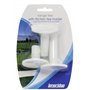Tee de Practice de Golf en Caoutchouc Longridge (Lot de 3) - Blanc