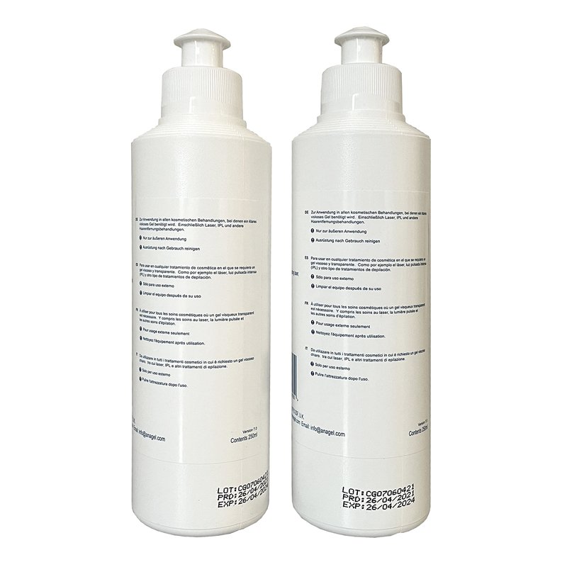 Image secondaire de Anagel Gel cosmétique IPL/laser, 2 x 250 ml