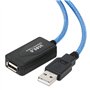 TRIXES Câble d'extension 10m USB Répéteur actif - USB haute vitesse mâle à femelle - Compatible USB 2.0 et USB 1.1 pour impriman