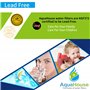 4x AquaHouse UIFH Compatible pour Haier 0060823485A Kemflo Filtre à eau Aicro pour réfrigérateurs Haier, CDA, Firstline, Frigist