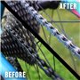 VeloChampion Nettoyeur de chaîne de vélo bleu - Nettoyant de chaîne bleu efficace pour vélos - Outil idéal pour un entretien com