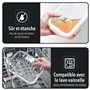 GOOD FOR YOU Boîtes-repas en verre [lot de 5] - récipients avec fermeture à clic - conteneurs de nourriture étanches - boîtes de