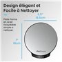 Pro Breeze Balance de Cuisine Numérique Ronde en acier inoxydable, Cuisine et pâtisserie, Mesure haute précision Aliments & Liqu