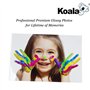 KOALA Poids lourd haute Jet d'encre brillant papier photo pour Canon HP Epson imprimante jet d'encre, A4, 210x297 mm, 240 g/m²,