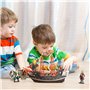 THE TWIDDLERS Jouet Bateau Pirate avec Figurines Pirate pour Enfants - Cadeau Anniversaire & de Noël pour Garçons