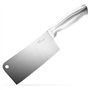 Joeji's Couteau de Cuisine en Acier Inox 17 cm - Couperet Style Asiatique Chinois Japonese avec Manche Durable et Ergonomique -