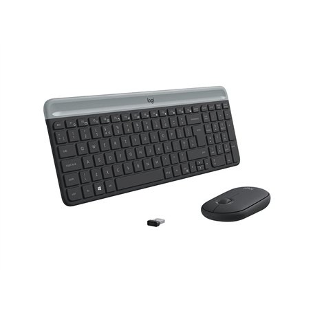Logitech MK470 Combo Clavier et Souris sans Fil pour Windows