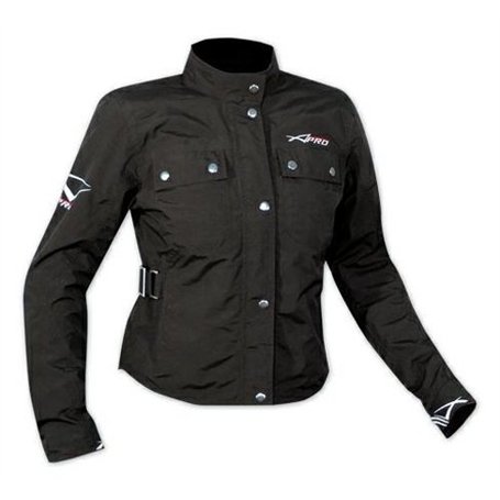 Femme Scooter Blouson Textile Protections Impermeable Moto Motard Nylon Noir XS