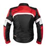 A-pro Blouson Oxford Nylon Homme Textile CE Protections Thermique Moto rouge L