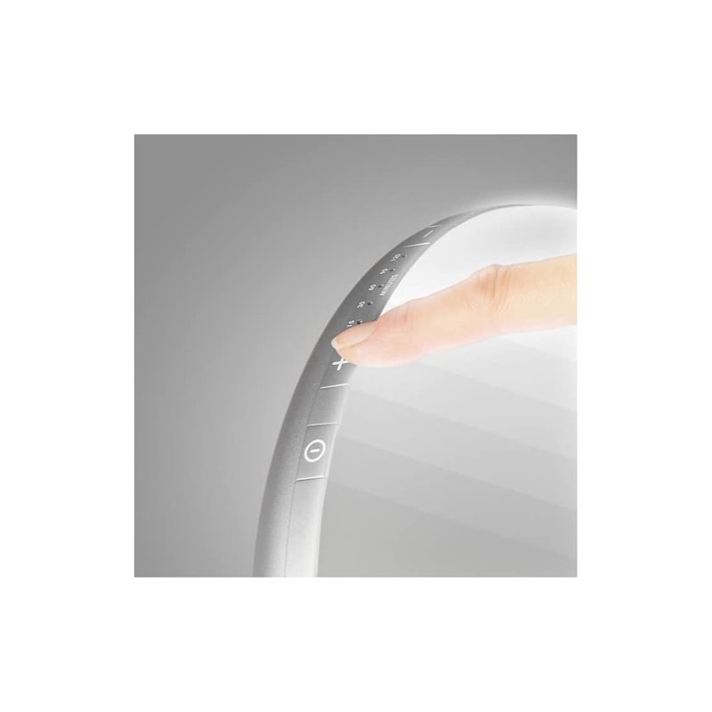 Image secondaire de Lumino LED Silver - Lampe Luminothérapie - 10000 Lux - LED - Sans UV - Réglable 5 Intensités - Lumière Pour Le Moral