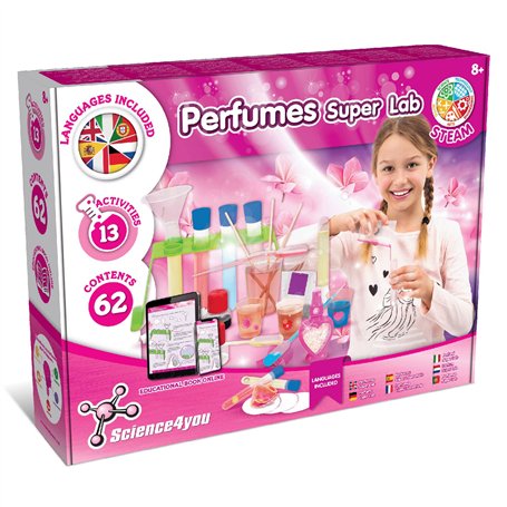 Science4you Super Laboratoire de Parfum pour Enfants +8 Ans - Jeux pour Fabriquer des Parfums